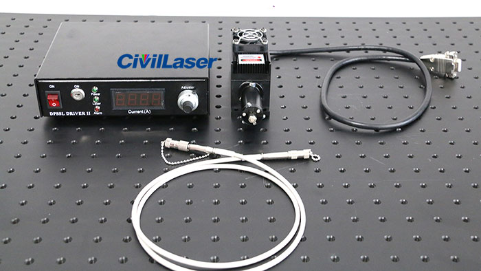 525nm 530nm fiber coupled laser